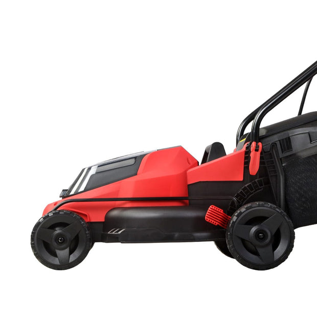 40V Cordless Electric Lawn Mower – 34cm Cutting Width, Twin Battery Power
