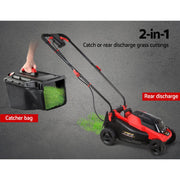 40V Cordless Electric Lawn Mower – 34cm Cutting Width, Twin Battery Power
