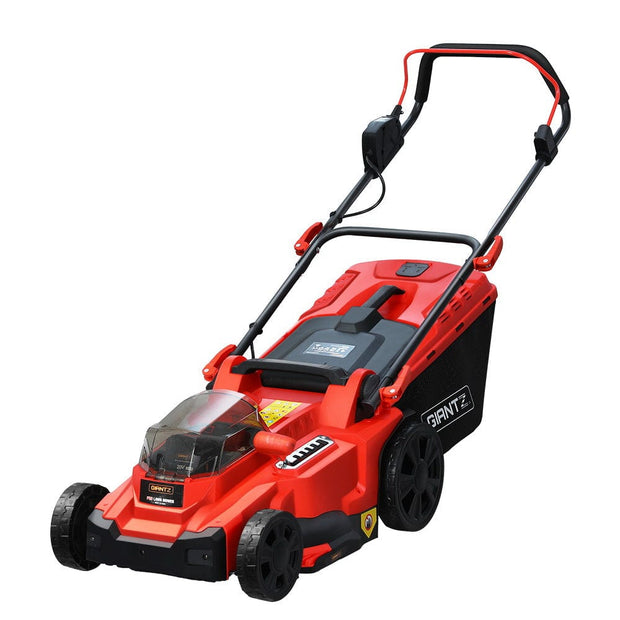 40V Cordless Electric Lawn Mower – 37cm Cutting Width, Twin Battery Power