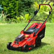 40V Cordless Electric Lawn Mower – 37cm Cutting Width, Twin Battery Power