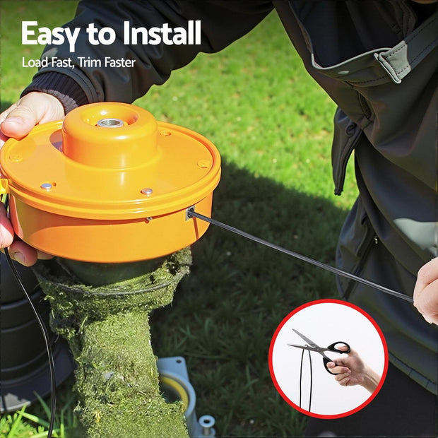 100M Whipper Snipper Trimmer Line 3.0mm Star Nylon String Cord Black