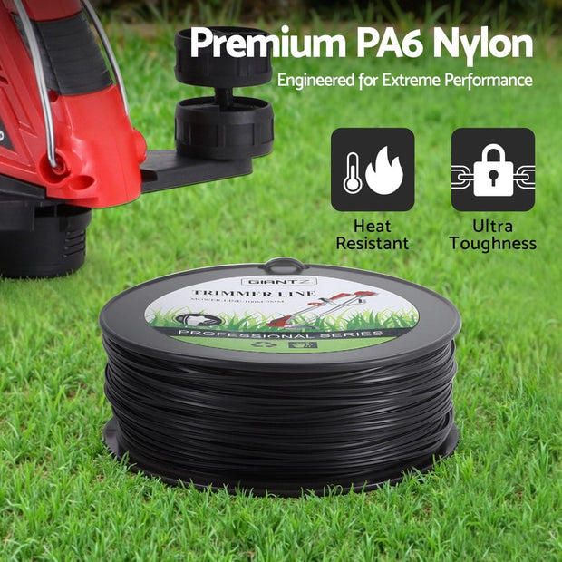 100M Whipper Snipper Trimmer Line 3.0mm Star Nylon String Cord Black