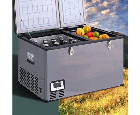 Glacio Camping Fridge 100L Portable Bar Fridges Freezer 12V/24V/240V