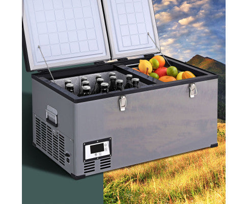 Glacio Camping Fridge 80L Portable Bar Fridges Freezer 12V/24V/240V