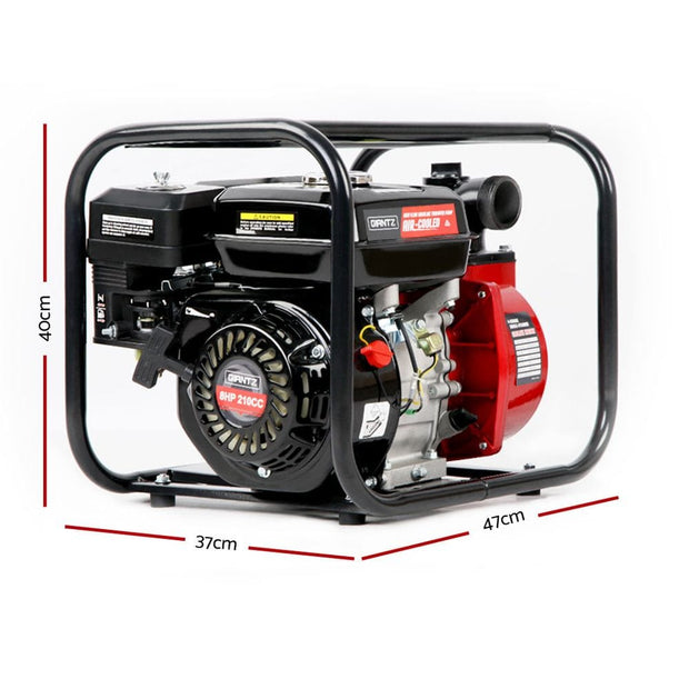 8HP Petrol Water Pump – 2” High Flow Fire Fighting & Irrigation Pump