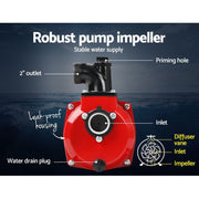 8HP Petrol Water Pump – 2” High Flow Fire Fighting & Irrigation Pump