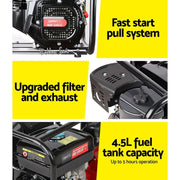 8HP Petrol Water Pump – 2” High Flow Fire Fighting & Irrigation Pump