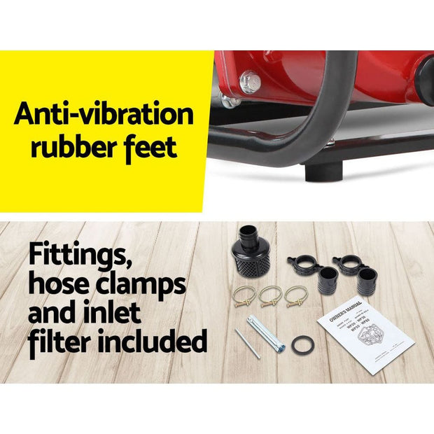 8HP Petrol Water Pump – 2” High Flow Fire Fighting & Irrigation Pump