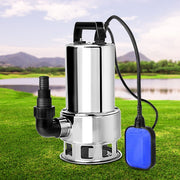 1800W Stainless Steel Submersible Water Pump – Dirty &amp; Clean Water Drainage