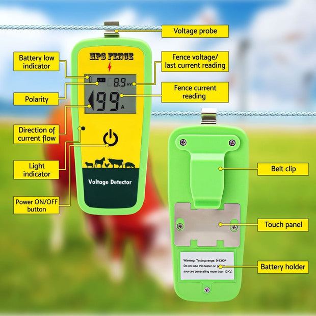Digital Electric Fence Tester & Fault Finder