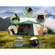 Outback Station Instant Up Tent – 8 Person