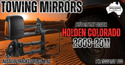 Pair Extendable Towing Side Mirrors for Holden Colorado 2008-2011