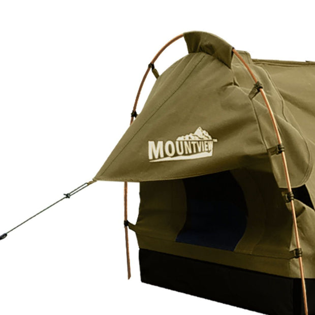 Mountain View Double Swag Khaki with Carry Bag