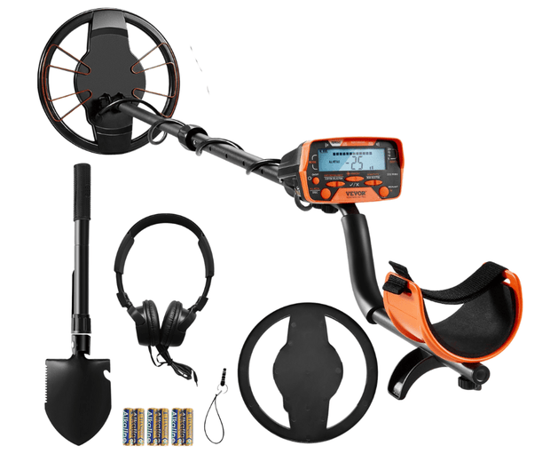 8" Waterproof Metal Detector with LCD Display – Perfect for Gold, Coins & Relic Hunting