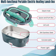 Electric Lunch Box Food Warmer Portable Leakproof 12v/240v