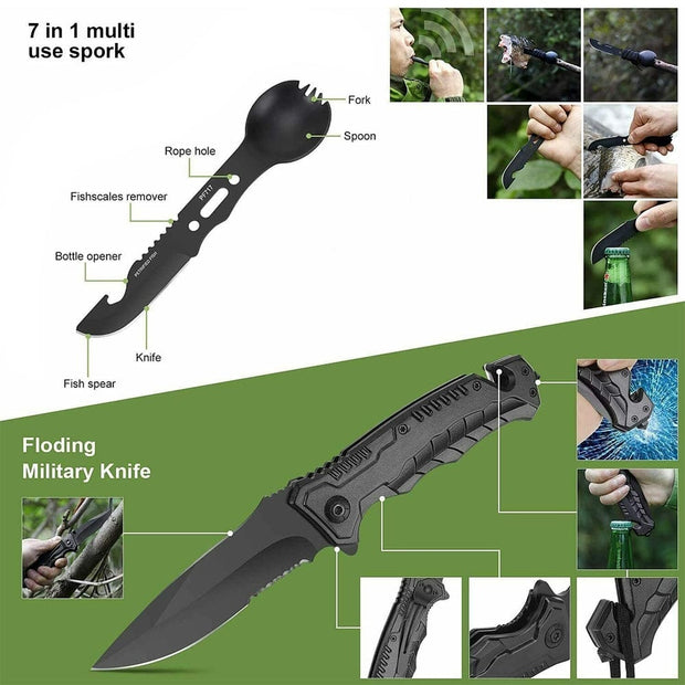 Outback Survival Kit – 151pc Tactical Adventure Pack