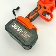 6" Cordless Mini Chainsaw – Dual Battery Orange Edition