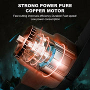 6" Cordless Mini Chainsaw – Dual Battery Orange Edition