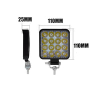 10PCS 80W CREE LED Flood Work Lights – 12V | Boat | Camping | 4x4 | Trailer