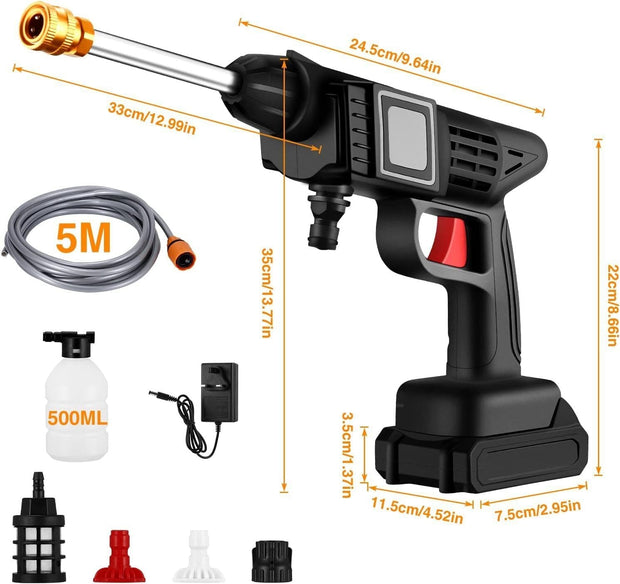 Cordless Electric High Pressure Washer (2 Batteries included)