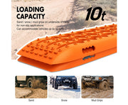 X-BULL 4WD Recovery Tracks 10T 2 Pairs/ Sand tracks/ Mud tracks/ Mounting Bolts Pins Gen 2.0