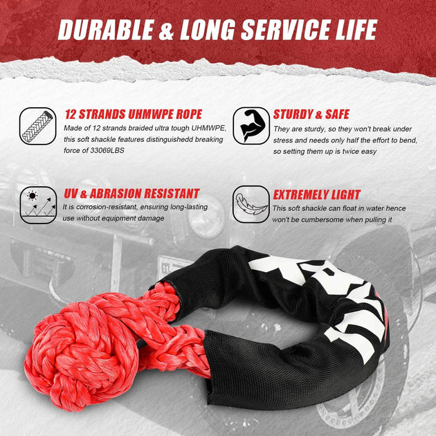X-BULL Recovery Kit – Kinetic Rope + Hitch Receiver + 5T Power Gear ...