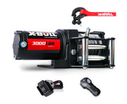 X-BULL Electric Winch 3000lbs/1360kg Wireless 12V Steel Cable
