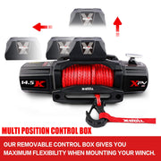 12V Electric Winch 14500LBS + 4PCS Recovery Tracks Gen3.0 (Black)