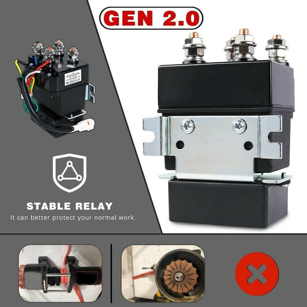 X-BULL 4500LBS 12V Electric Winch – Synthetic Rope | Wireless Remote