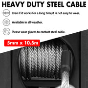 X-BULL 5000LBS 12V Electric Boat Winch – Portable, Powerful & Marine Tough!