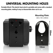 X-BULL 5000LBS 12V Electric Boat Winch – Portable, Powerful & Marine Tough!