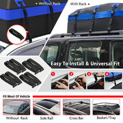 X-BULL Waterproof Car Roof Top Cargo Bag 425L