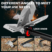 X-BULL Folding Shovel Outdoor Camping Survival Tools Multifunction Military