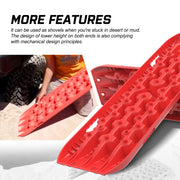 X-BULL 2 Pairs Recovery Tracks 10T Stronger Gen 3.0 - Red