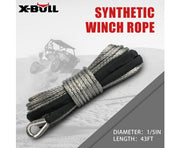 X-BULL Winch Rope 5.5mm x 13m Dyneema Synthetic Rope