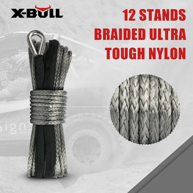 Aussie Rope X-BULL 5.5mm x 13m Dyneema Synthetic Winch Rope – AussieOutbackStore