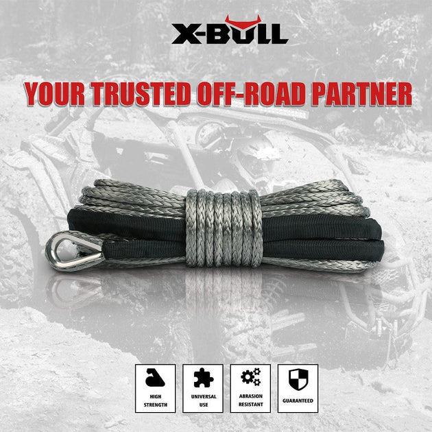 X-BULL 5.5mm x 13m Dyneema Synthetic Winch Rope – AussieOutbackStore