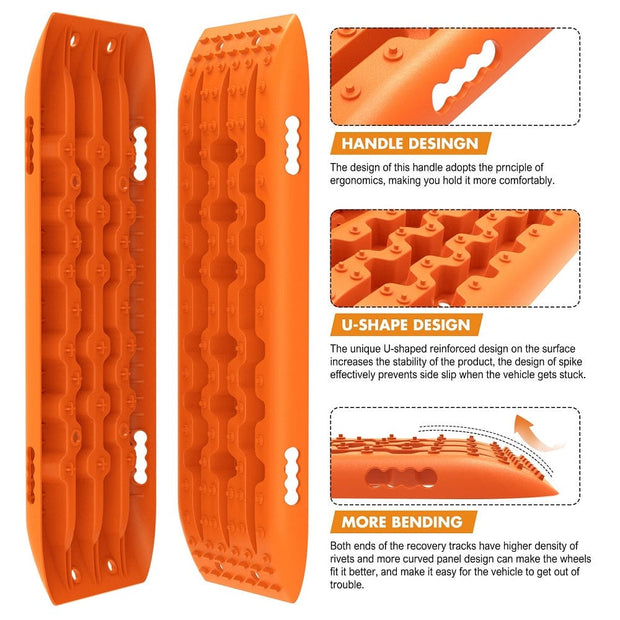 10t Recovery tracks Sand tracks 2pcs Sand / Snow / Mud