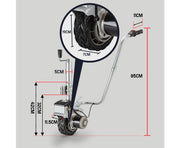 T-REX Motorised Jockey Wheel Electric Power Mover 12V 350W Caravan Trailer Boat