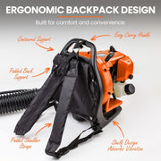 MTM 30CC Backpack Petrol Leaf Blower Yard Garden Commercial Outdoor