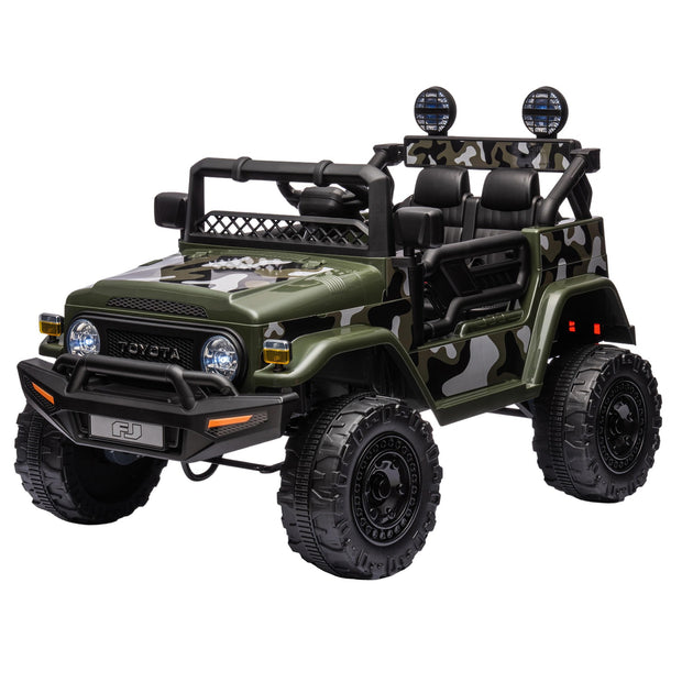 Toyota FJ Cruiser Kids Electric Ride On Car - Green