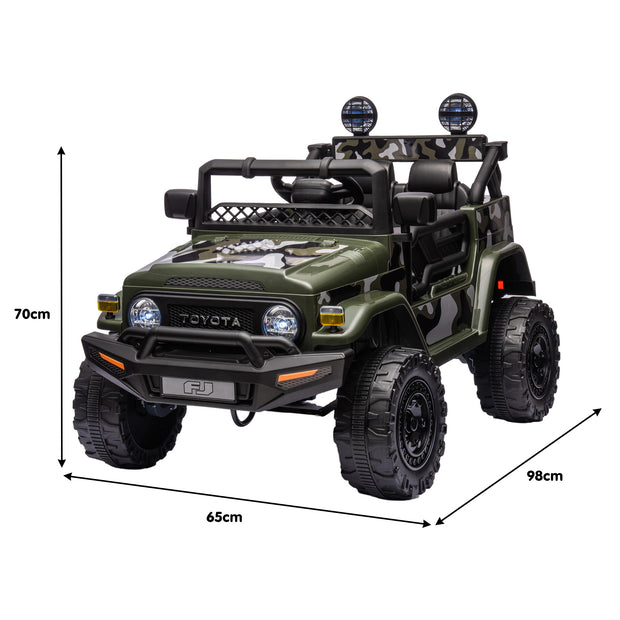 Toyota FJ Cruiser Kids Electric Ride On Car - Green