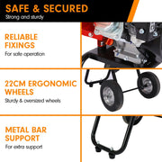 7hp Wood Chipper Shredder Mulcher Grinder Petrol Red