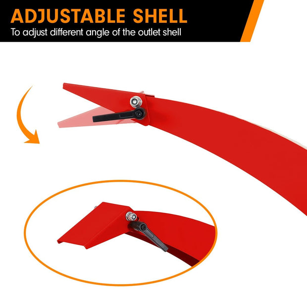 7hp Wood Chipper Shredder Mulcher Grinder Petrol Red