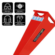 7hp Wood Chipper Shredder Mulcher Grinder Petrol Red