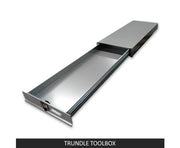 Under Tray Tool Box Trundle Drawer 1500 mm UTE Drawer Dual Extra Cab Toolbox