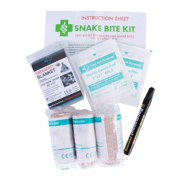 Caravan, 4x4 & Bush Snake Bite Kit – 9pc+ FREE EBOOK