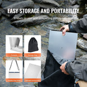 Gold Panning Kit with 50" Aluminum Sluice Box – 23-Piece Complete Prospecting Set