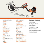 8" Waterproof Metal Detector with LCD Display – Perfect for Gold, Coins & Relic Hunting