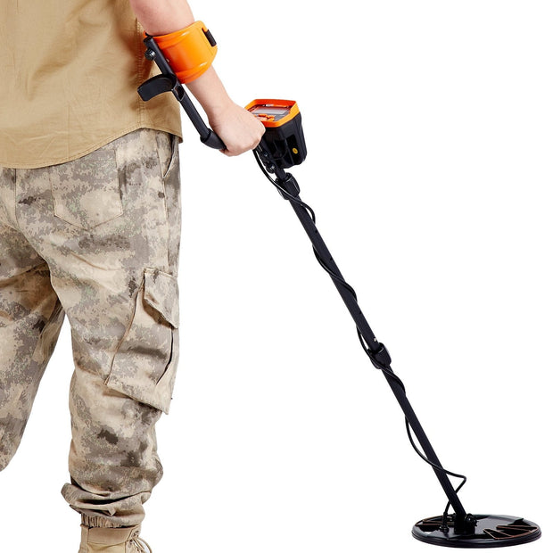 8" Waterproof Metal Detector with LCD Display – Perfect for Gold, Coins & Relic Hunting